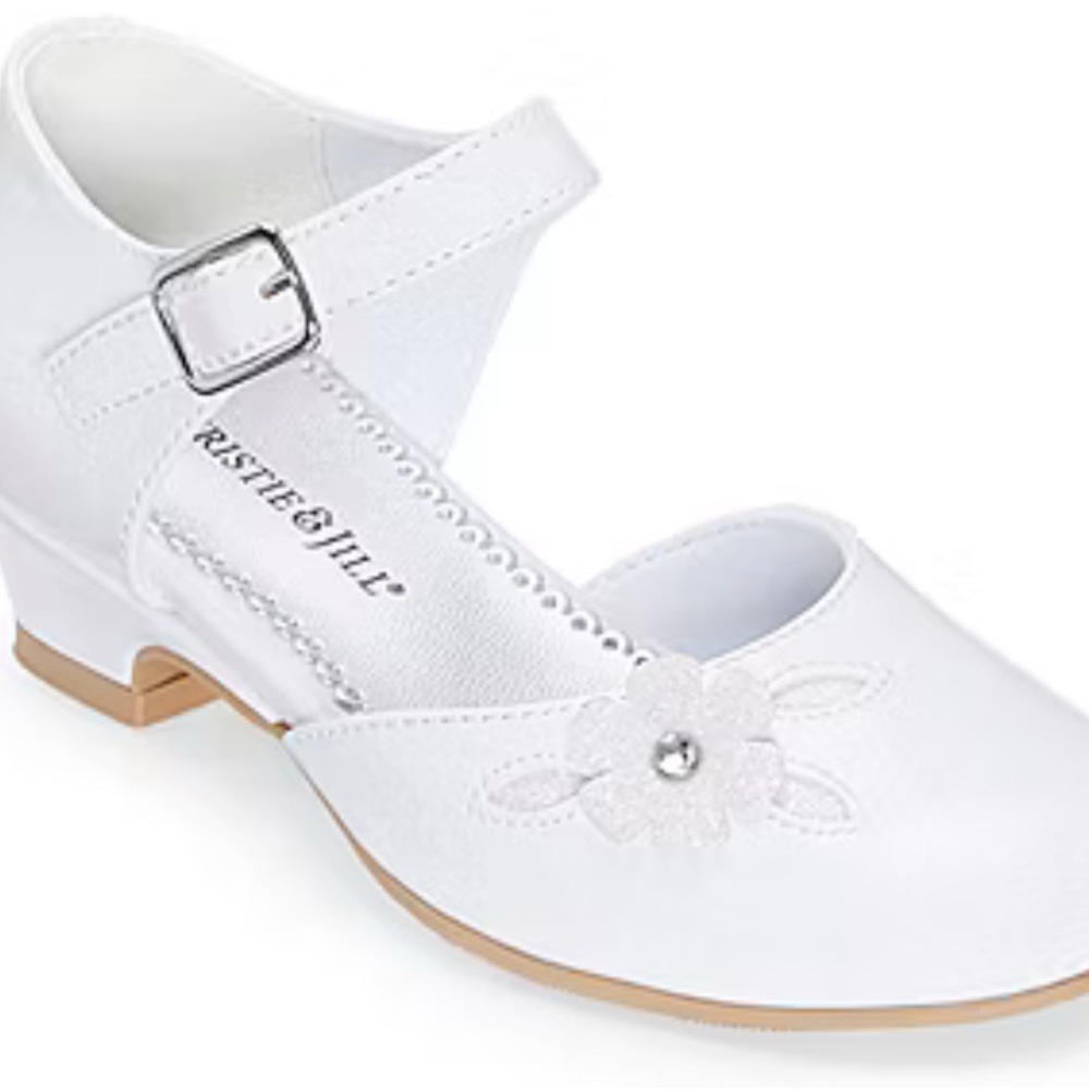 White Kids Dress Shoes